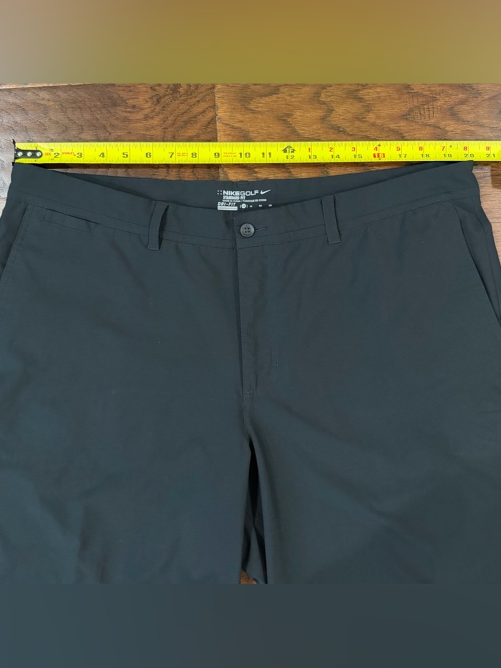 Nike Golf Shorts Mens 40 Black 10" Standard Fit Performance Dri Fit Stretch - Picture 6 of 7